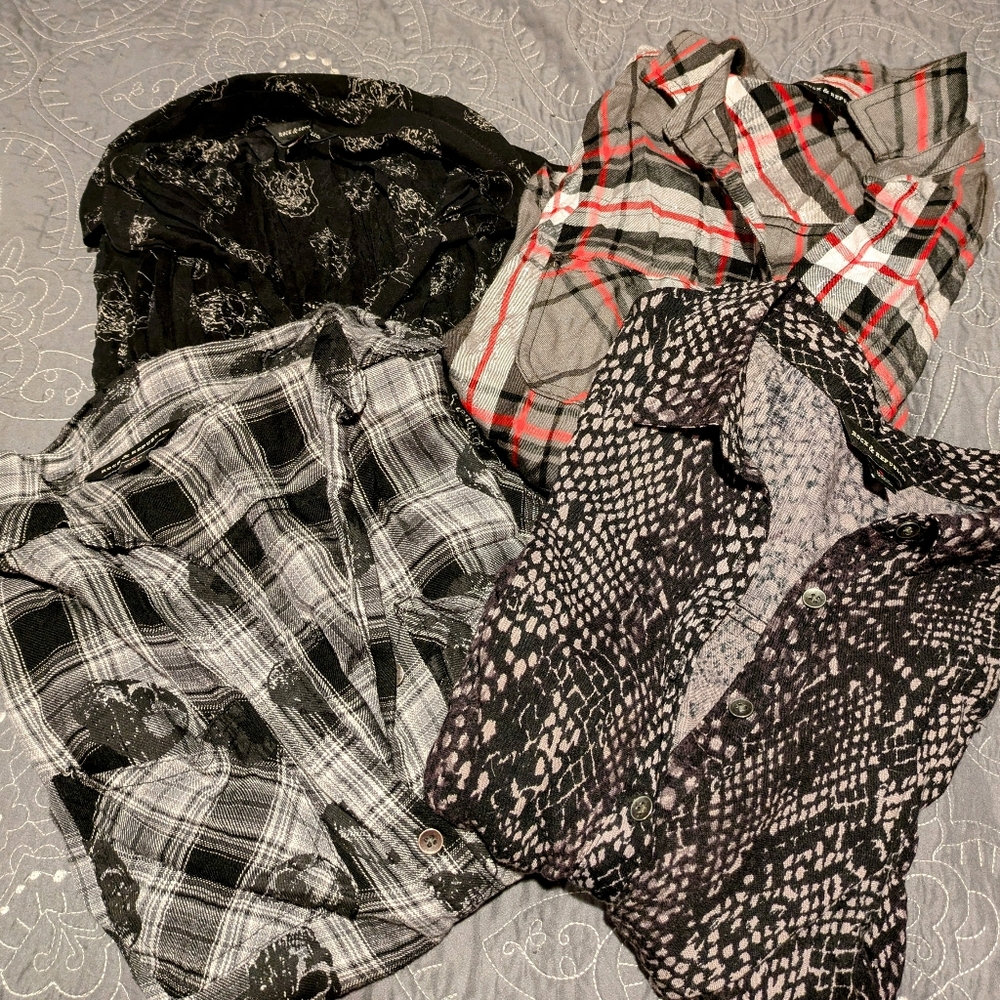 Lot of 4 Rock and Republic Shirts